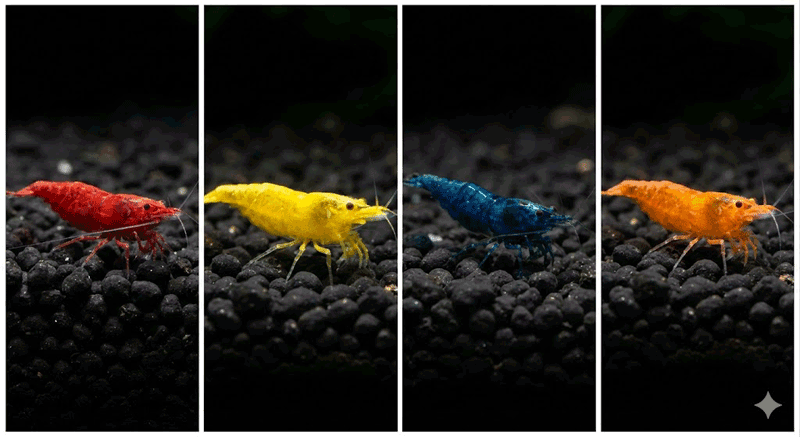 neocaridina szívnváltozatok