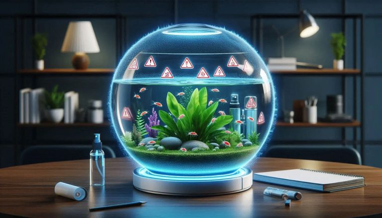 Akvárium biztonság: Kémiai védelem a háztartási veszélyek ellen (garnéla-biztos otthon).