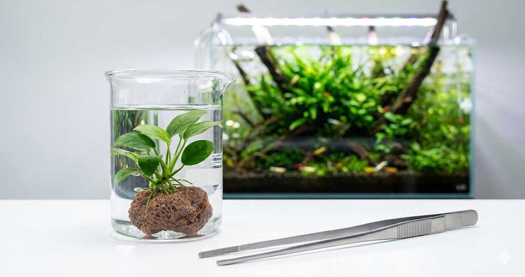 Akváriumi növények fertőtlenítése, karanténozása